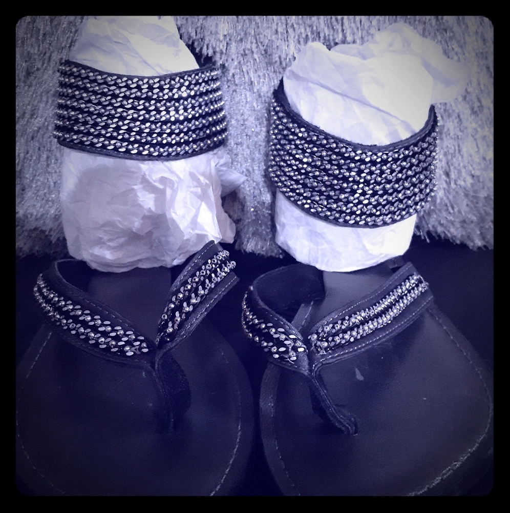 Chain linked sandals